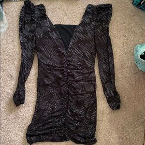 Black glittery dress